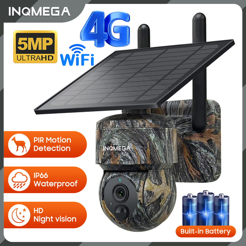 Garden Camera - INQMEGA 5MP 4G / WIFI Bezprzewodowa