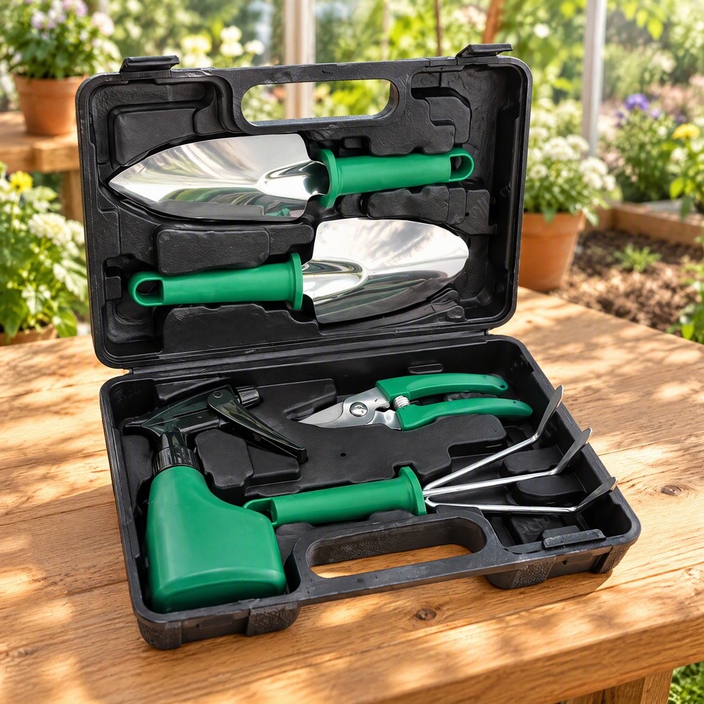 Indoor Garden Kit - 5-częściowy zestaw narzędzi ogrodniczych ze stali