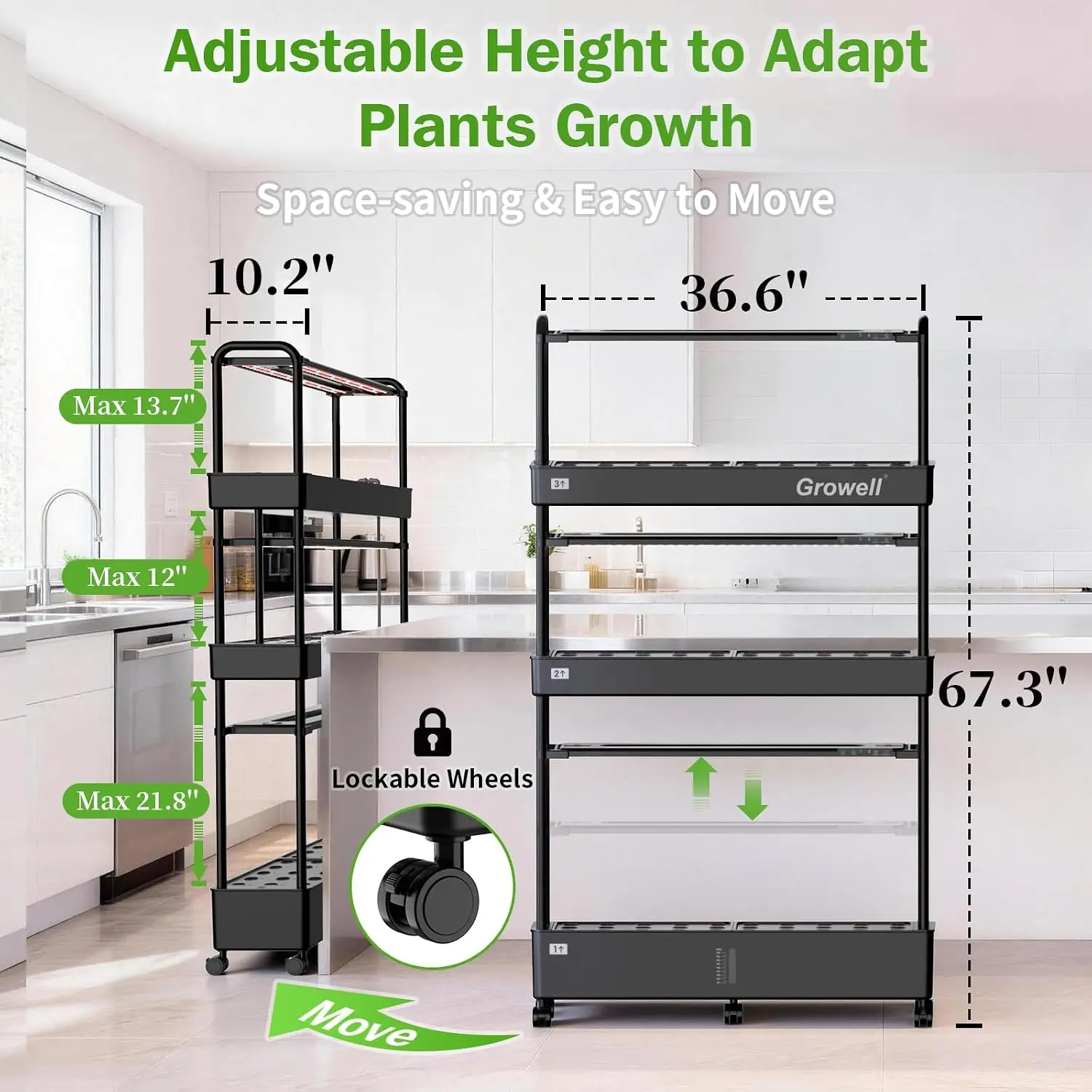 Duży zestaw do hydroponicznej  – Indoor Garden Kit recenzja i cena